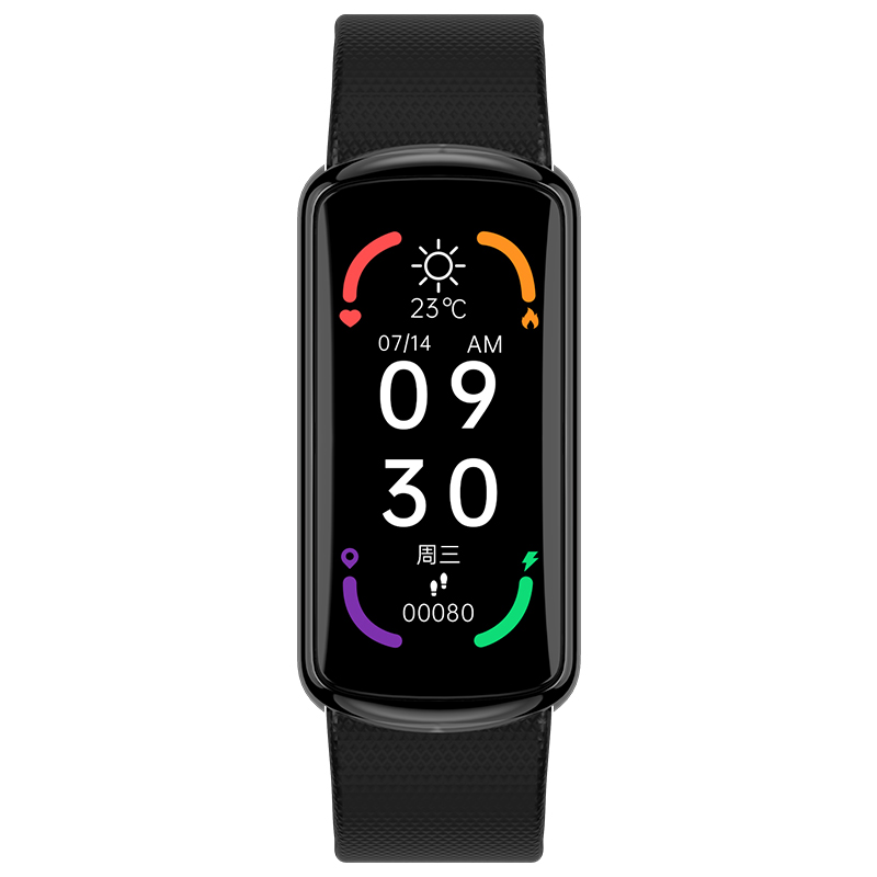 Metal Fitness tracker support TUYA waterproof IP68 fitness watch with time set manually heart rate D4 smart watch new arrival