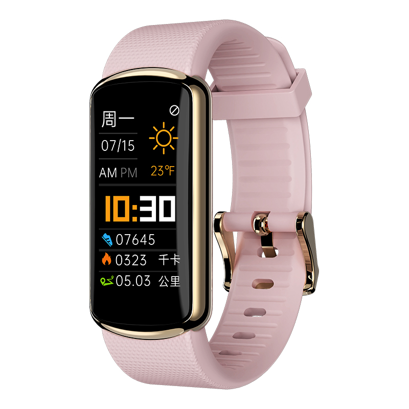 Metal Fitness tracker support TUYA waterproof IP68 fitness watch with time set manually heart rate D4 smart watch new arrival
